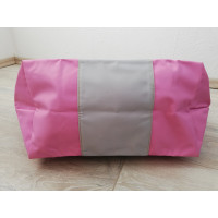 Longchamp Tote Bag aus Leinen in Rosa / Pink