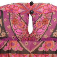 Anna Sui Dress with a colorful pattern