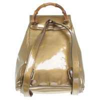 Gucci "Vintage bamboo mini back pack" in bronze