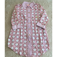 Manoush Kleid aus Baumwolle in Rosa / Pink