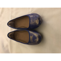 Ugg Australia Slipper/Ballerinas aus Leder in Blau