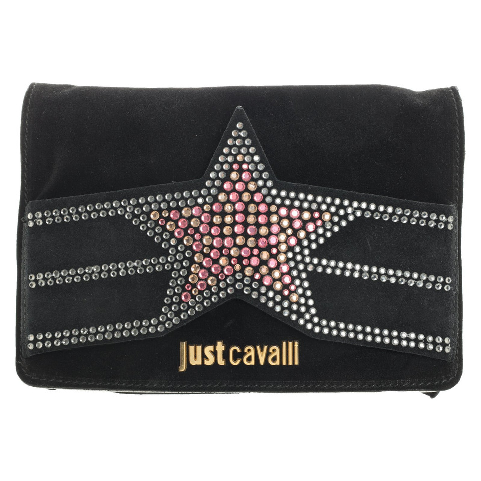 Just Cavalli Clutch aus Leder