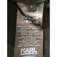 Karl Lagerfeld Top en Coton en Noir