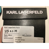 Karl Lagerfeld Sandalen in Türkis