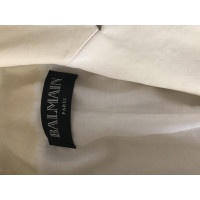 Balmain Blazer Leather in White