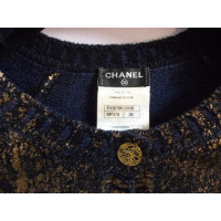 Chanel Robe en Cachemire en Bleu