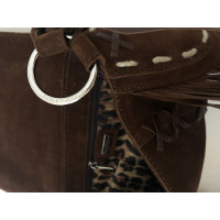 Dolce & Gabbana Handtasche aus Wildleder in Braun