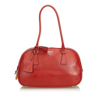 Prada Sac à main en Cuir en Rouge