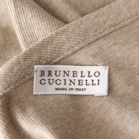 Brunello Cucinelli Oberteil aus Jersey in Beige