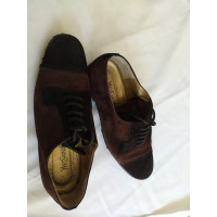 Yves Saint Laurent Lace-up shoes Leather in Brown