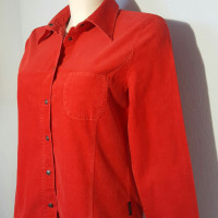 Armani Jeans Oberteil aus Baumwolle in Rot