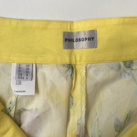 Philosophy Di Lorenzo Serafini Shorts Cotton in Yellow