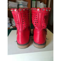 Twin Set Simona Barbieri Ankle boots Leather in Red