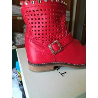 Twin Set Simona Barbieri Ankle boots Leather in Red