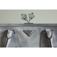 Prada Handbag Patent leather in Grey