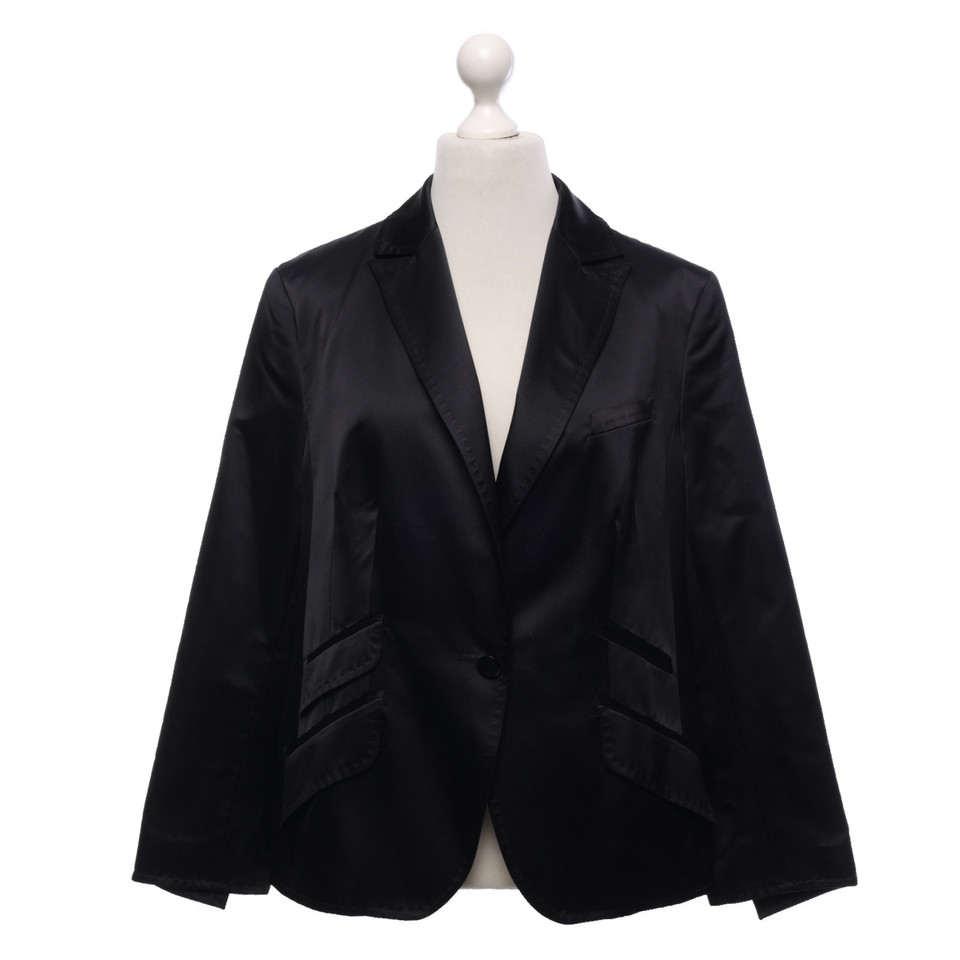 Elegance Paris Blazer Silk in Black