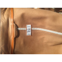 Brunello Cucinelli Top Leather in Khaki