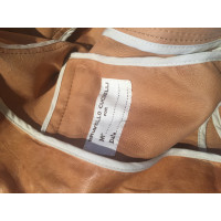 Brunello Cucinelli Top Leather in Khaki