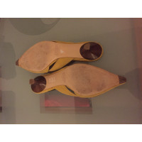 Tod's Slippers/Ballerinas Suede in Yellow