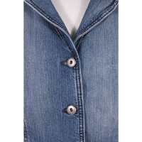 Armani Jeans Giacca/Cappotto in Cotone in Blu