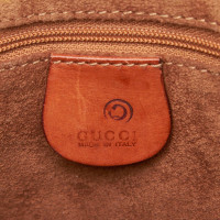 Gucci Schoudertas Leer in Bruin