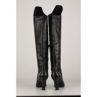 Gianni Versace Boots Leather in Black