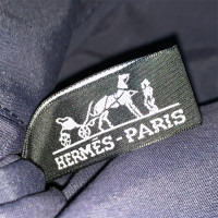 Hermès Pochette in Cotone in Blu