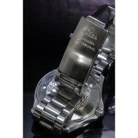 Omega Armbanduhr aus Stahl in Grau