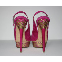 Le Silla  Pumps/Peeptoes en Daim en Fuchsia