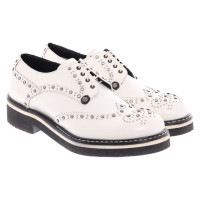 Cesare Paciotti Lace-up shoes Leather in Cream