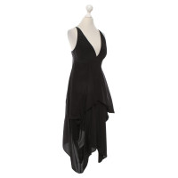 Balenciaga zijden jurk in zwart
