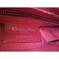 Christian Dior Handbag Leather in Red