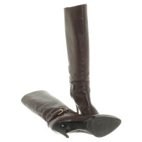 Sergio Rossi Boot in brown leather