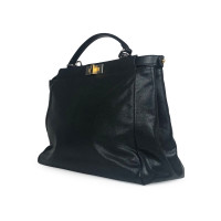 Fendi Shoulder bag Leather in Black