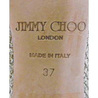 Jimmy Choo pumps / Peeptoes gemaakt van leer in zilver