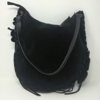 Coccinelle Tote bag Suede in Black