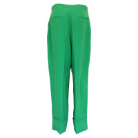 Sara Battaglia Trousers in Green