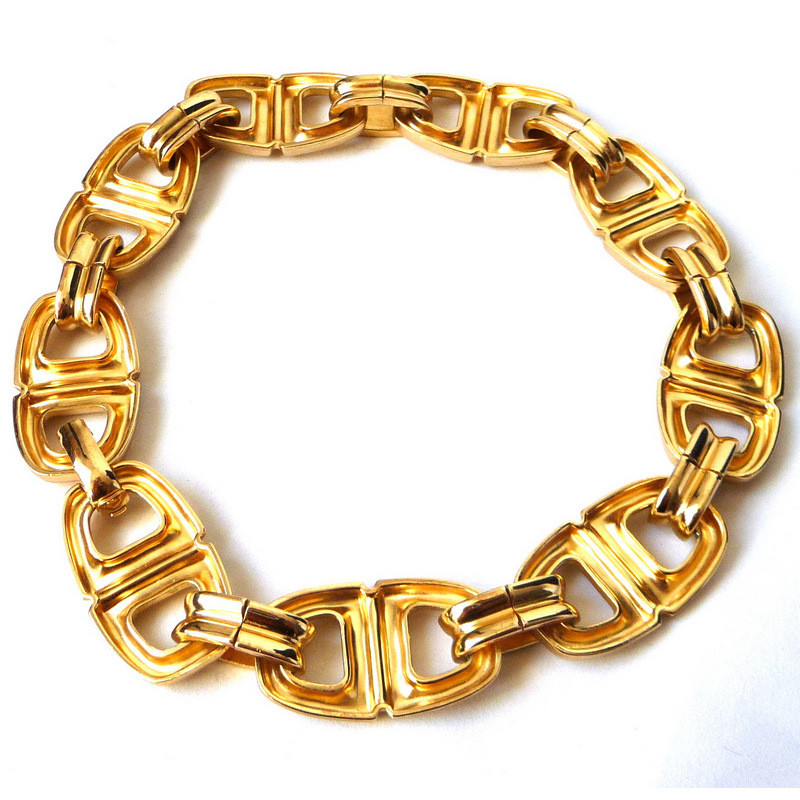 Christian Dior Gold-plated link chain