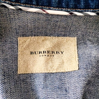 Burberry Jacke/Mantel aus Jeansstoff in Blau