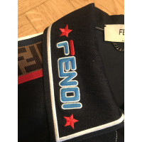 Fendi Jacket/Coat Jeans fabric in Blue