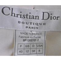 Christian Dior Veste/Manteau en Crème