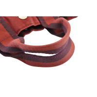 Hermès Handtasche aus Baumwolle in Rot