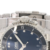 Oris Armbanduhr aus Stahl in Silbern