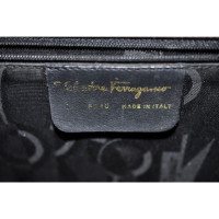 Salvatore Ferragamo Shoulder bag Patent leather in Brown
