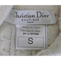 Christian Dior Jacke/Mantel aus Baumwolle in Weiß