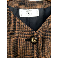 Valentino Garavani Jacke/Mantel aus Wolle in Braun