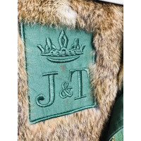Andere Marke Jacke/Mantel aus Pelz in Khaki