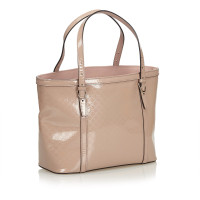 Gucci Tote Bag aus Leder in Rosa / Pink