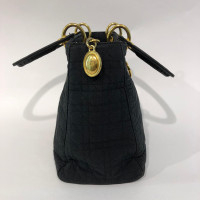 Christian Dior Handtasche aus Baumwolle in Schwarz