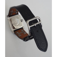 Hermès Horloge Staal in Zwart